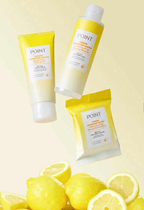 เจลผลัดเซลล์ผิว Point Lemon Sparkling Water Brightening Peeling Gel 100 มล.