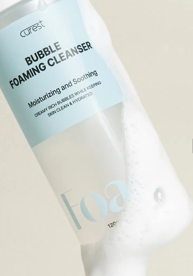โฟมล้างหน้า Curerest Bubble Foaming Cleanser ขนาด 120 มล.