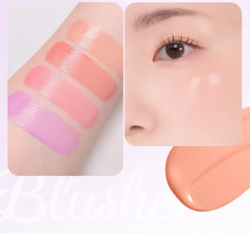 บลัชออนแบบคุชชั่น IPKN Personal Tone สีชมพูรองเท้า