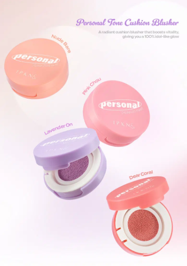บลัชออนแบบคุชชั่น IPKN Personal Tone รุ่น Dear Coral