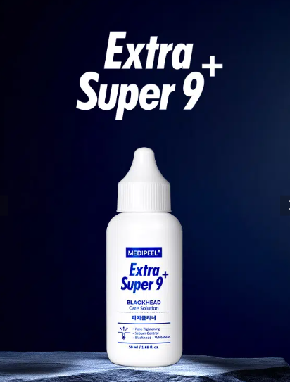 Medi Peel Extra Super 9 Plus 2.0 ผลิตภัณฑ์ทำความสะอาดผิวที่มีปัญหาเรื่องความมัน 50 มล.