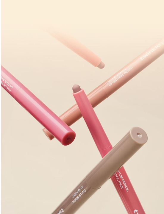 ดินสอเขียนขอบปาก Twinkle Pop Over สีชมพู Cool Pink จาก CLIO