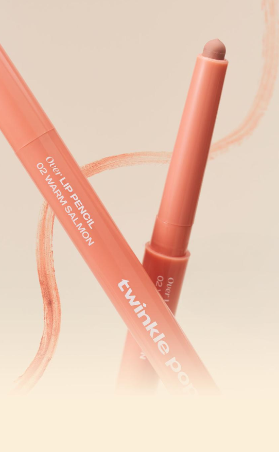 ดินสอเขียนขอบปาก Twinkle Pop Over สี Warm Salmon จาก CLIO