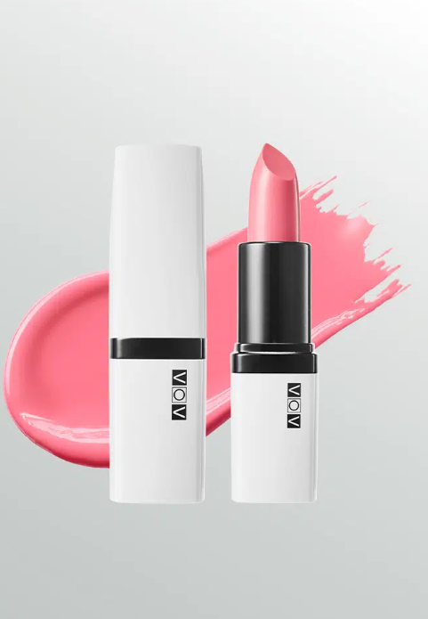 [รองเท้าบัลเล่ต์สีชมพู 01] ลิปสติกผ้าซาติน Vov