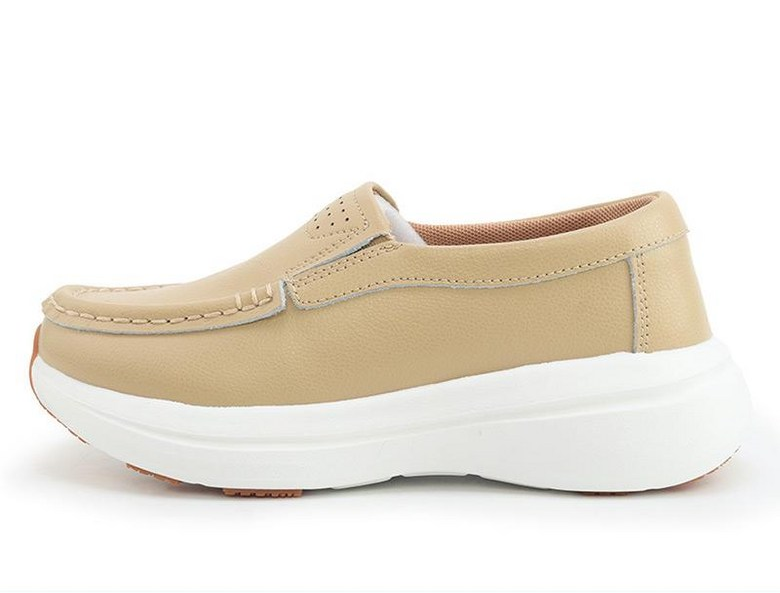 รองเท้าหนังวัวแท้ Beverly Hills Polo Club Easy Fit สำหรับผู้ชายและผู้หญิง สวมใส่สบาย แบบส้นแบนสำหรับผู้หญิง สวมง่าย