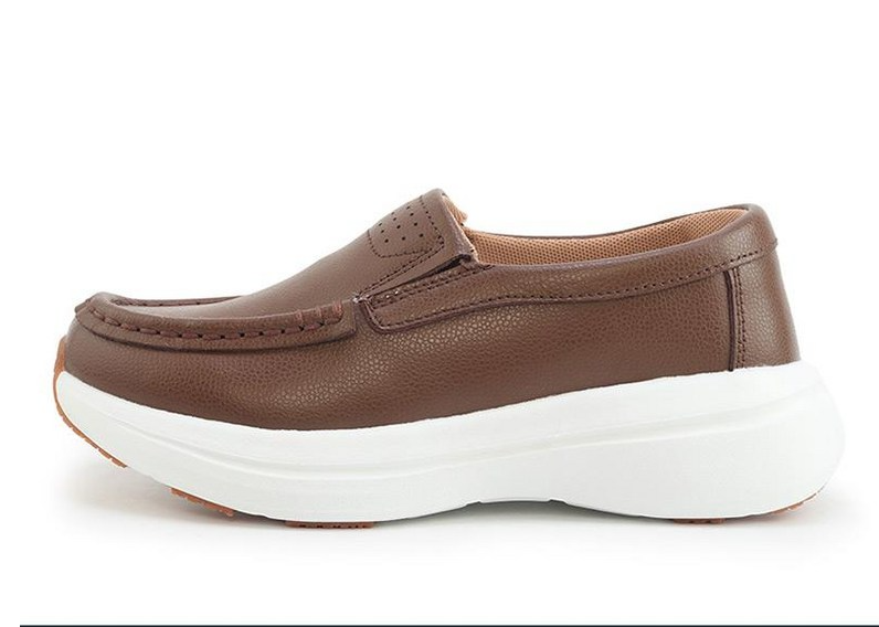 รองเท้าหนังวัวแท้ Beverly Hills Polo Club Easy Fit สำหรับผู้ชายและผู้หญิง สวมใส่สบาย แบบส้นแบนสำหรับผู้หญิง สวมง่าย