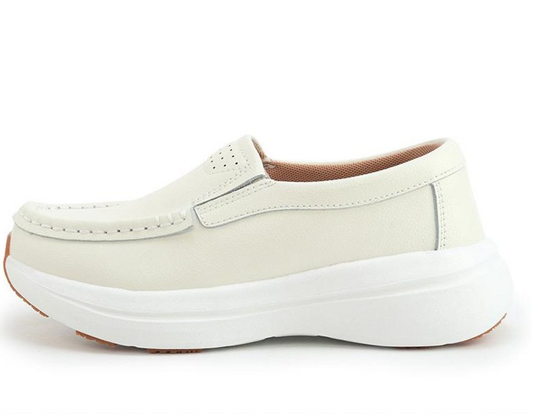 รองเท้าหนังวัวแท้ Beverly Hills Polo Club Easy Fit สำหรับผู้ชายและผู้หญิง สวมใส่สบาย แบบส้นแบนสำหรับผู้หญิง สวมง่าย