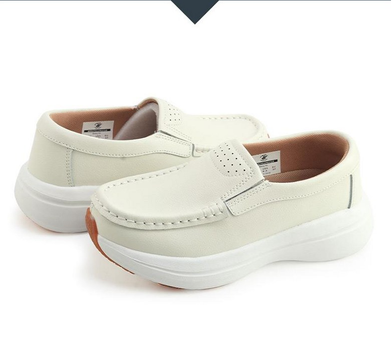 รองเท้าหนังวัวแท้ Beverly Hills Polo Club Easy Fit สำหรับผู้ชายและผู้หญิง สวมใส่สบาย แบบส้นแบนสำหรับผู้หญิง สวมง่าย