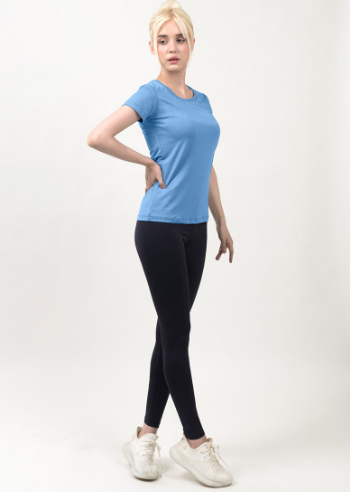 เสื้อยืดแขนสั้นทรงกลมผ้ายืดสี่ทิศทางสำหรับผู้หญิง Armedes รุ่น AR-211