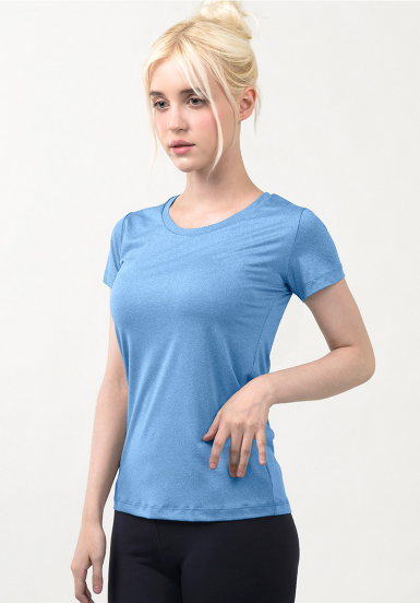 เสื้อยืดแขนสั้นทรงกลมผ้ายืดสี่ทิศทางสำหรับผู้หญิง Armedes รุ่น AR-211