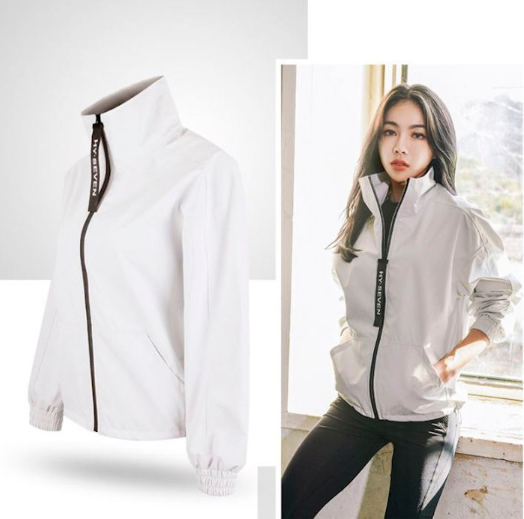 เสื้อแจ็คเก็ตซิปหน้าพรีเมียมสำหรับผู้หญิงจาก Jangsabu