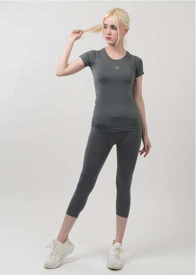 เสื้อยืดแขนสั้นโยคะสำหรับผู้หญิง Armedes รุ่น R-231