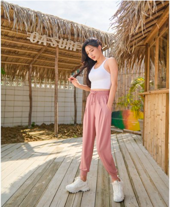กางเกงโยคะ/พิลาทิส/จ็อกเกอร์ SABU สวมใส่สบาย เหมาะสำหรับโยคะและพิลาทิส