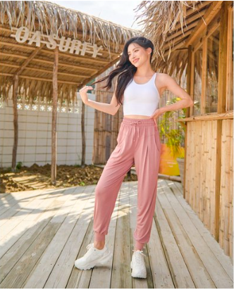กางเกงโยคะ/พิลาทิส/จ็อกเกอร์ SABU สวมใส่สบาย เหมาะสำหรับโยคะและพิลาทิส