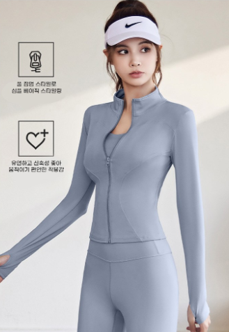เสื้อแจ็คเก็ตวอร์มแบบซิปหน้า ทรงเข้ารูป สำหรับผู้หญิง จาก Fianist