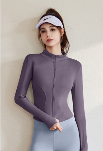 เสื้อแจ็คเก็ตวอร์มแบบซิปหน้า ทรงเข้ารูป สำหรับผู้หญิง จาก Fianist