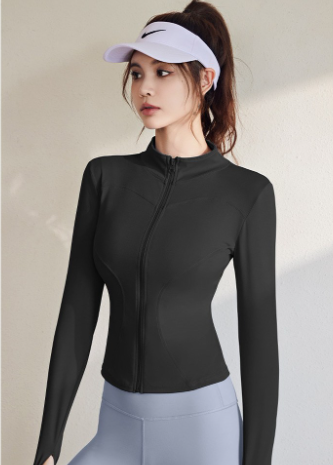 เสื้อแจ็คเก็ตวอร์มแบบซิปหน้า ทรงเข้ารูป สำหรับผู้หญิง จาก Fianist