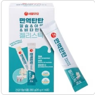 เยลลี่แท่ง Seoul Milk เสริมภูมิคุ้มกัน แคลเซียม สังกะสี และวิตามินดี 14 ชิ้น 1 แพ็ค 280 กรัม