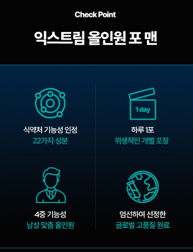 วิตามินรวมสำหรับผู้ชาย สูตรเข้มข้น 30 หน่วยบริโภค 1 แพ็ค