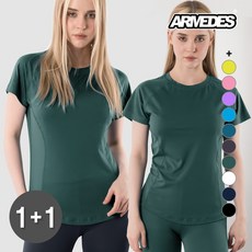 [1+1] เสื้อยืดแขนสั้น Armedes สำหรับผู้หญิง รุ่น Peach Touch AR-242