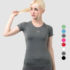 เสื้อยืดแขนสั้นโยคะสำหรับผู้หญิง Armedes รุ่น R-231