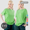 เสื้อยืดแขนสั้น Armedes สำหรับผู้หญิง รุ่น AR-213 2P ระบายความร้อนได้ดี ผลิตจากผ้ารีไซเคิล
