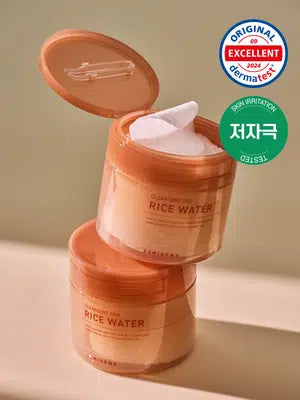 แผ่นทำความสะอาดผิวหน้า Somisome Rice Water Cleansing Water Pads (50 แผ่น)