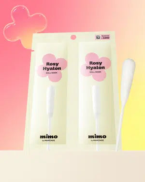 มาส์กหน้า Mimo by Mamonde Rosy Hyaluron Ball Mask แพ็ค 2 ชิ้น (Amorepacific)