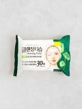 กระดาษเช็ดทำความสะอาด Centella Asiatica 30 แผ่น