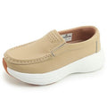 รองเท้าหนังวัวแท้ Beverly Hills Polo Club Easy Fit สำหรับผู้ชายและผู้หญิง สวมใส่สบาย แบบส้นแบนสำหรับผู้หญิง สวมง่าย