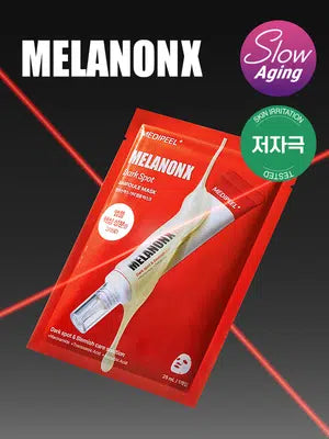 มาส์กหน้า Medi Peel Melanon-X Dark Spot Ampoule Mask 1 แผ่น